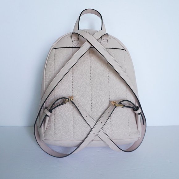 Michael Kors Kenly Medium Backpack Pebbled Leather Pink Gold Toned Studs main image 11